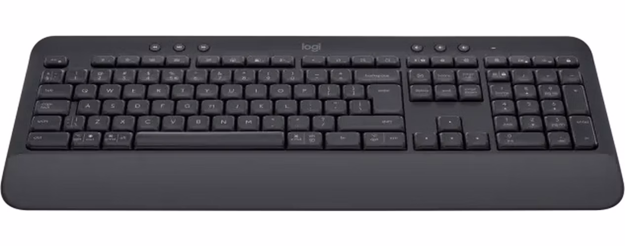 Logitech klávesnice Wireless Keyboard K650, CZ/SK, Bolt přijímač,bluetooth,tlumené klávesy, grafitová