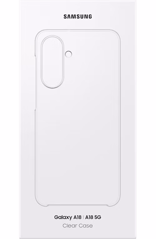Samsung Priehľadný zadný kryt pre A18 Transparent