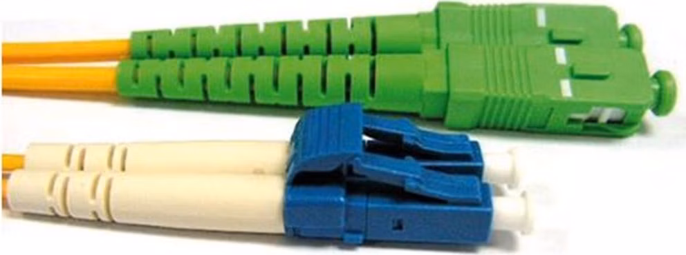 Patchcord FO duplex LC-SC/APC 9/125um SM, 7m, OS2