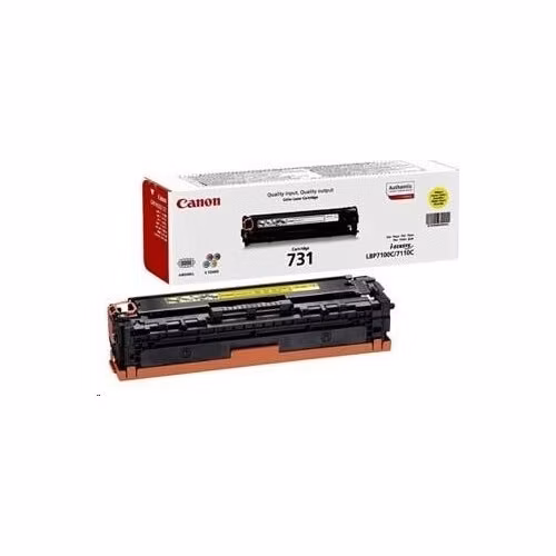 Canon LASER TONER CRG-731Y 1 500 stran BAZAR/POŠKOZENÝ OBAL