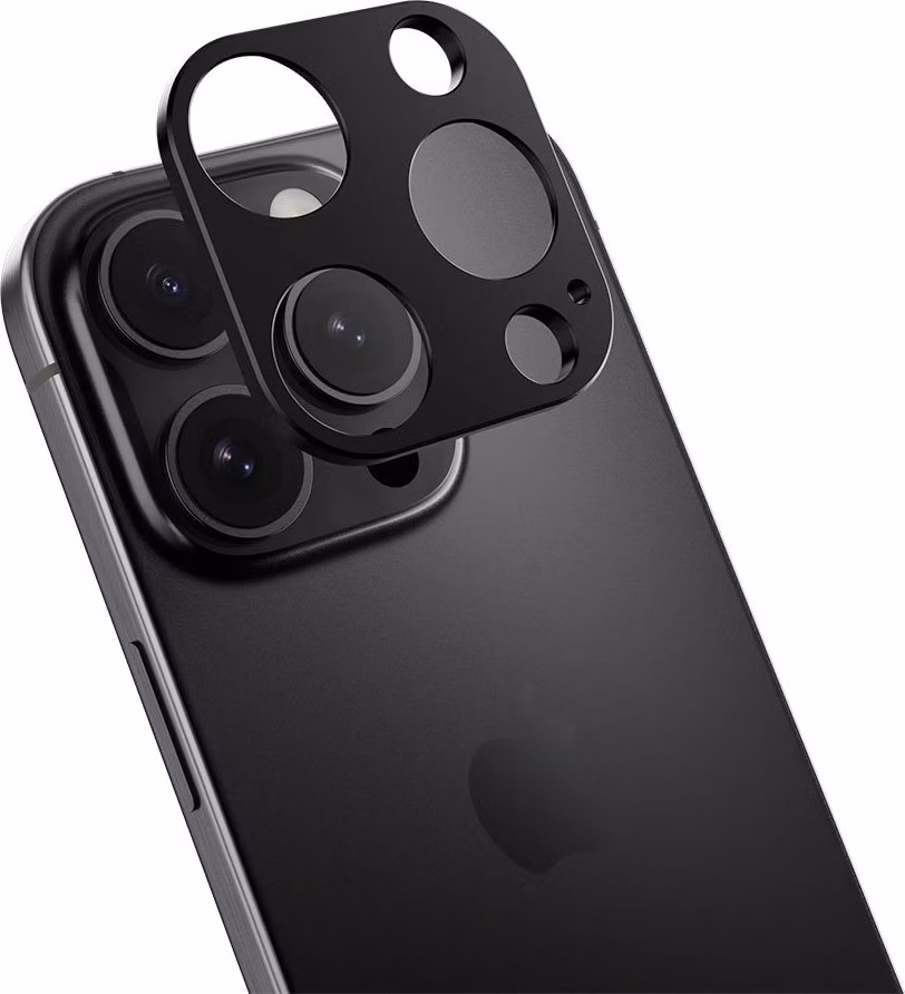 SwitchEasy LenShield Aluminum Lens Protector pre iPhone 16 Pro/16 Pro Max - Titanium Black
