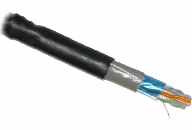 PLANET kabel FTP, drát, 4pár, Cat6, PE+PVC venkovní dvouplášť, Planet Elite, -40až70°C, cena za 1m , prodej po desítkách