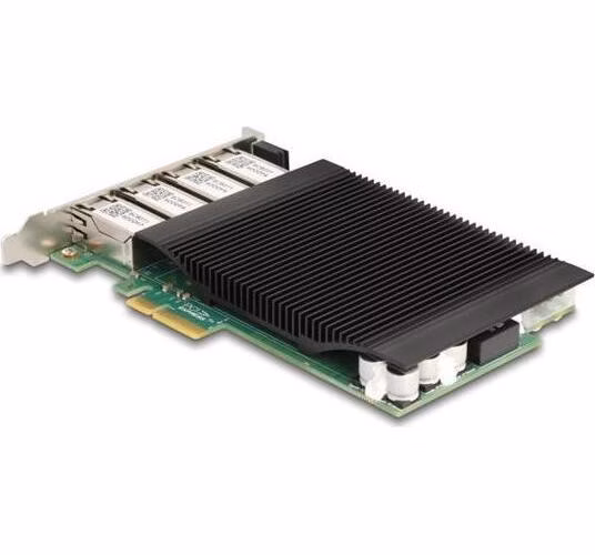 Delock PCI Express x4 karta na 4 x RJ45 Gigabit LAN PoE+