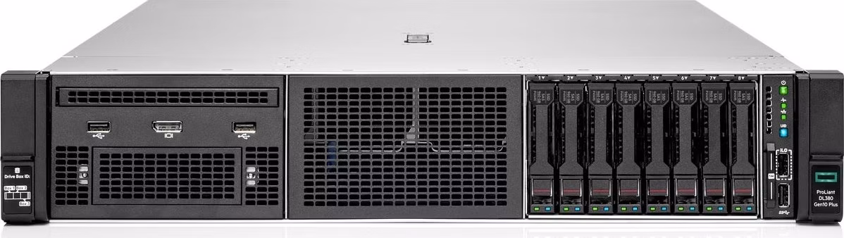 HPE PL DL380g10 Plus 4314 (2.4/16C) 32G MR416i-p/4Gssb 8SFFBCU3 1x800Wti L9 2x10GSFP+ocp P55280-421 RENEW