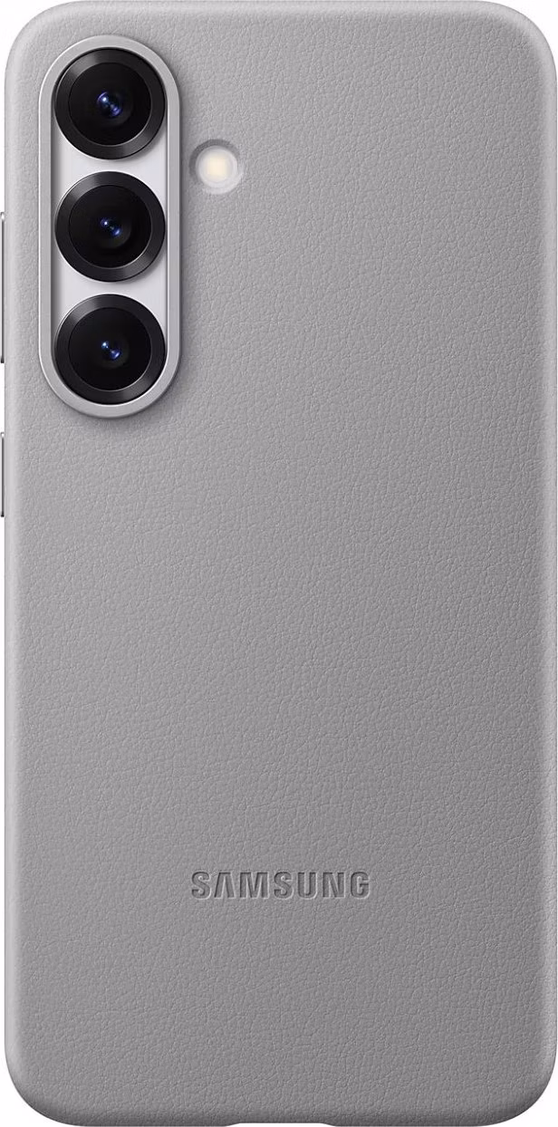 Samsung Ochranný kryt z veganské kůže pro Galaxy S25 Gray