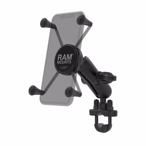 RAM zostava - veľký držiak X-Grip so stredným ramenom a úchytom U-Bolt na priemer 0,50" až 1,25"