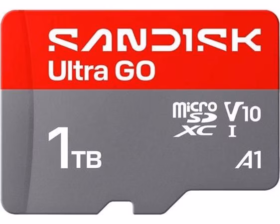 SanDisk Ultra GO microSDHC UHS-I Card 1TB MicroSD 190MB/s Read Full HD video