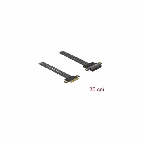 Delock Karta PCI Express Riser x4 na x4, s ohebným kabelem délky 30 cm