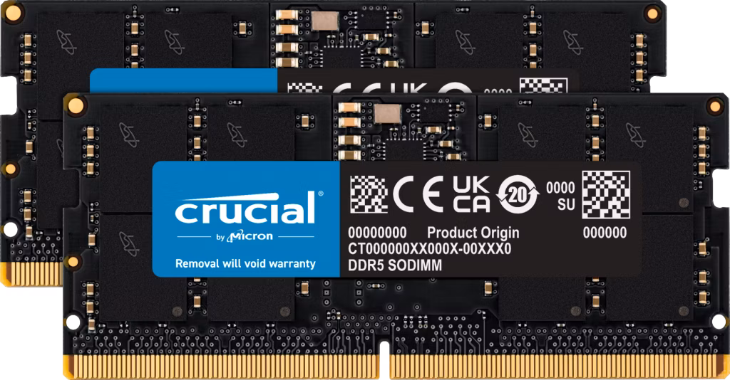 Crucial 24GB kit SODIMM DDR5 5600 CL46
