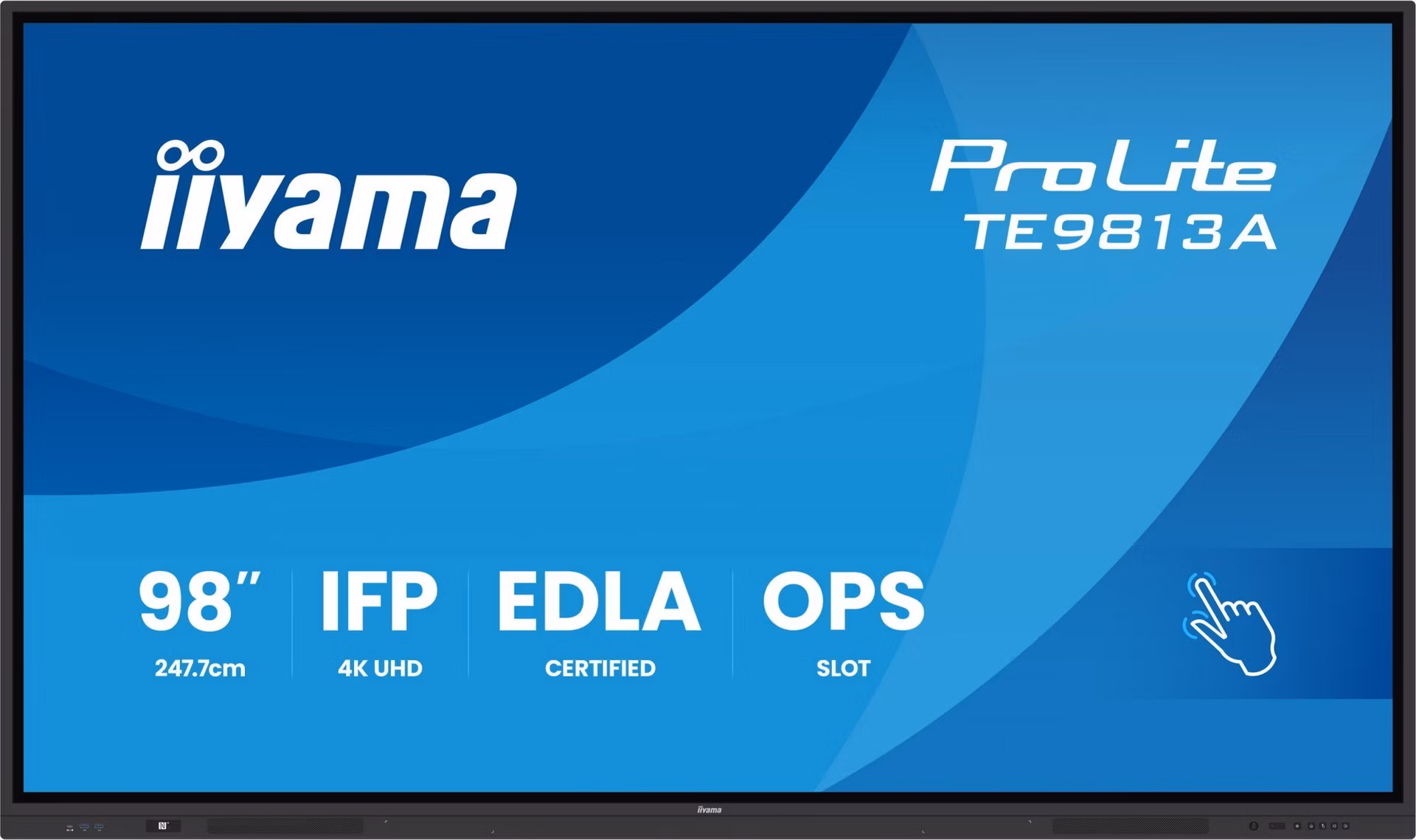 98" iiyama TE9813A-B2AG: IPS, 4K, 40P, EDLÁ