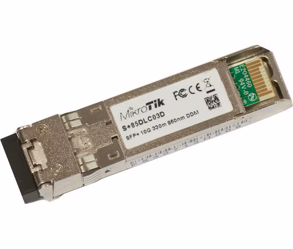 MikroTik S+85DLC03D SFP+ optický modul , MM, 300m, 10G, 850nm