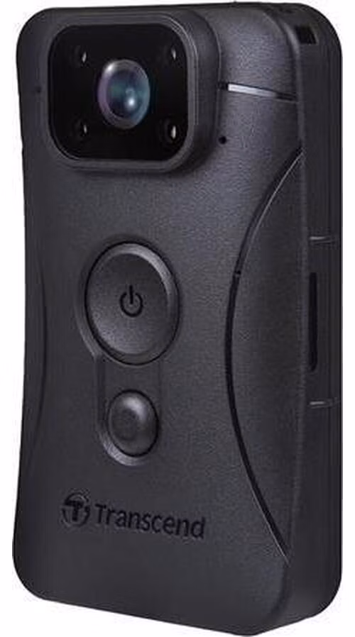 Transcend DrivePro Body 10D osobní kamera, Full HD 1080p, infra LED, 64GB karta, microSD slot, USB C, IPX4, černá