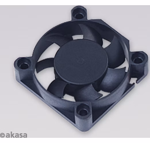 ventilátor Akasa - 40x10 mm - čierny