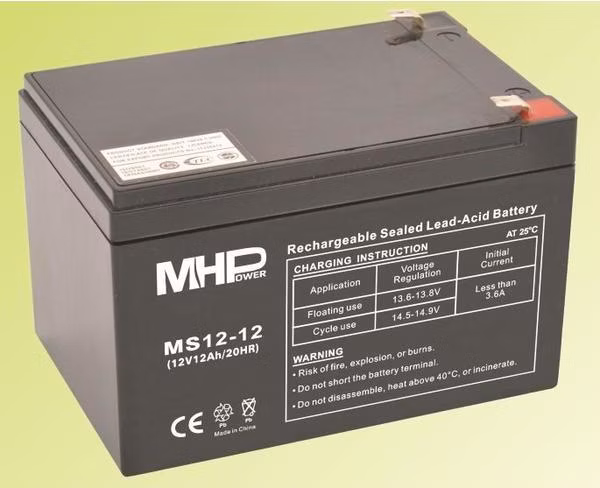 Pb akumulátor MHPower VRLA AGM 12V/12Ah (MS12-12)