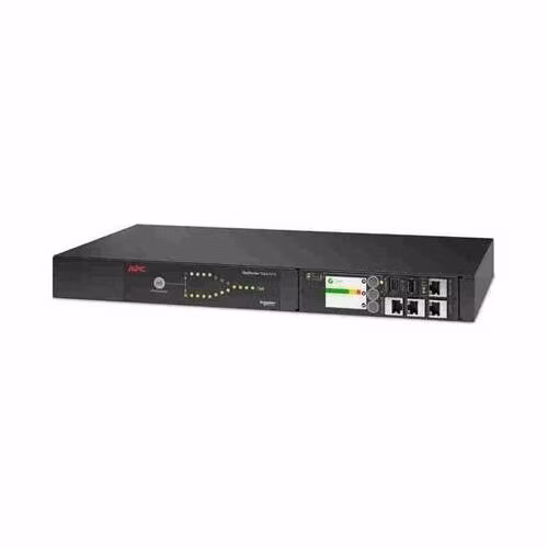 APC Rack Automatic Transfer Switch, 1U, 10A, 230V, C14 IN, 12 C13 OUT, 50/60Hz