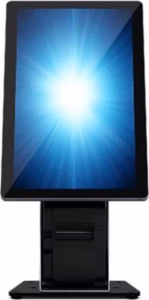 ELO Wallaby self-service countertop stand, compatible with 15-inch or 22-inch Android I-Series 4 and Epson or Star print