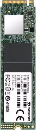 TRANSCEND MTE110S 512GB SSD disk M.2 2280, PCIe Gen3 x4 NVMe 1.3 (3D TLC), 1700MB/s R, 900MB/s W