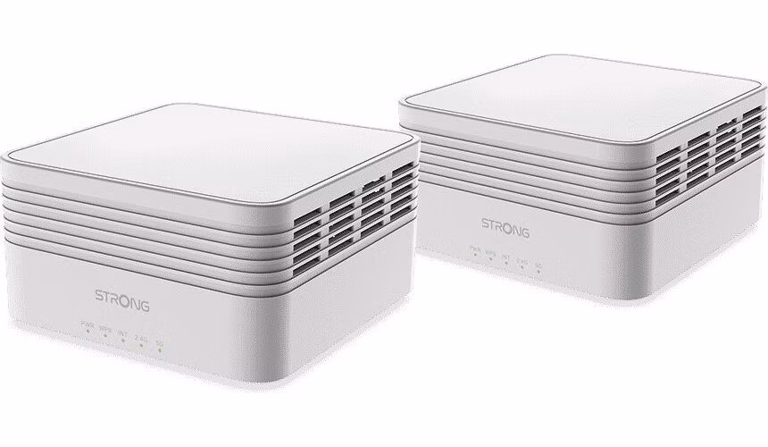 STRONG sada 2 ATRIA Wi-Fi Mesh Home Kit AX3000/ Wi-Fi 802.11a/b/g/n/ac/ax/ 2402 Mbit/s/ 2,4GHz a 5GHz/ 3x LAN/ bílý