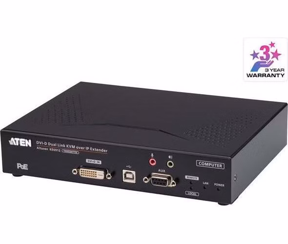ATEN KE6912T DVI Dual Link KVM over IP Extender PoE (Transmitter)