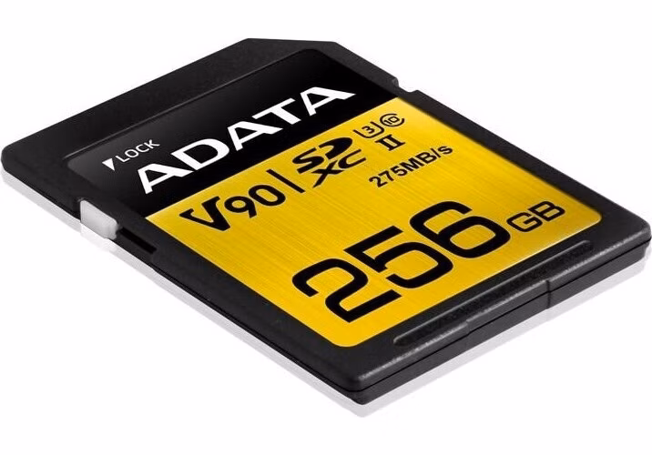 Karta ADATA SDXC 256GB Premier One UHS-II U3 Class 10 (R:275/W:155 MB/s)