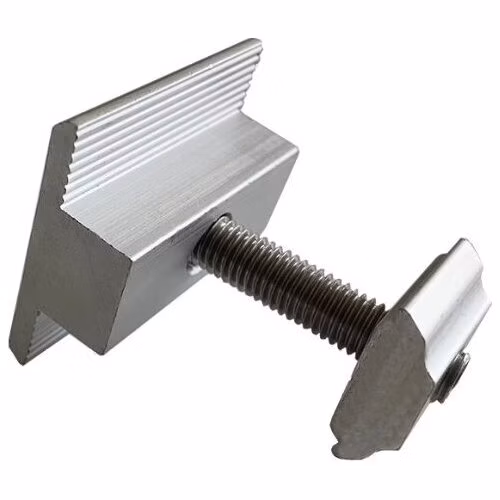 Solarmi SCSD-30 hliníkový stříbrný středový držák SC solárního panelu (30 mm)