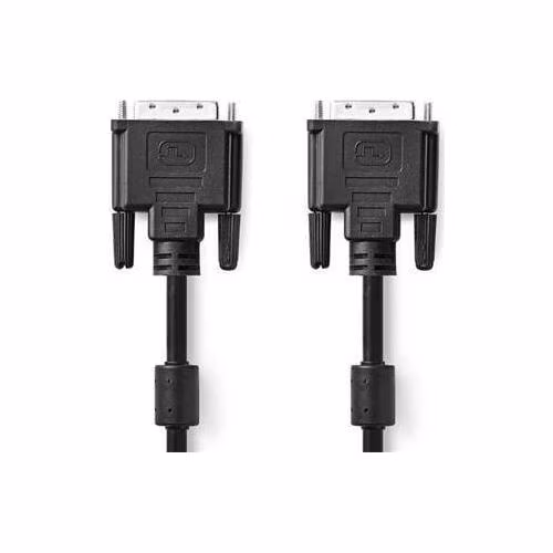 Nedis CCGB32000BK20 - Kabel DVI | DVI-D 24+1-Pin Zástrčka - DVI-D 24+1-Pin Zástrčka | 2 m | Černá barva