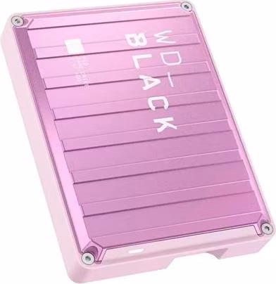 WD BLACK P10 Game Drive 4TB, růžový, 2.5", USB 3.2