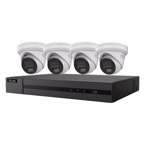 HiLook powered by Hikvision IK28P-480T/ Turret kamera KIT, 4 kamery/ rozlišení 8Mpix/ Smart Hybrid Light