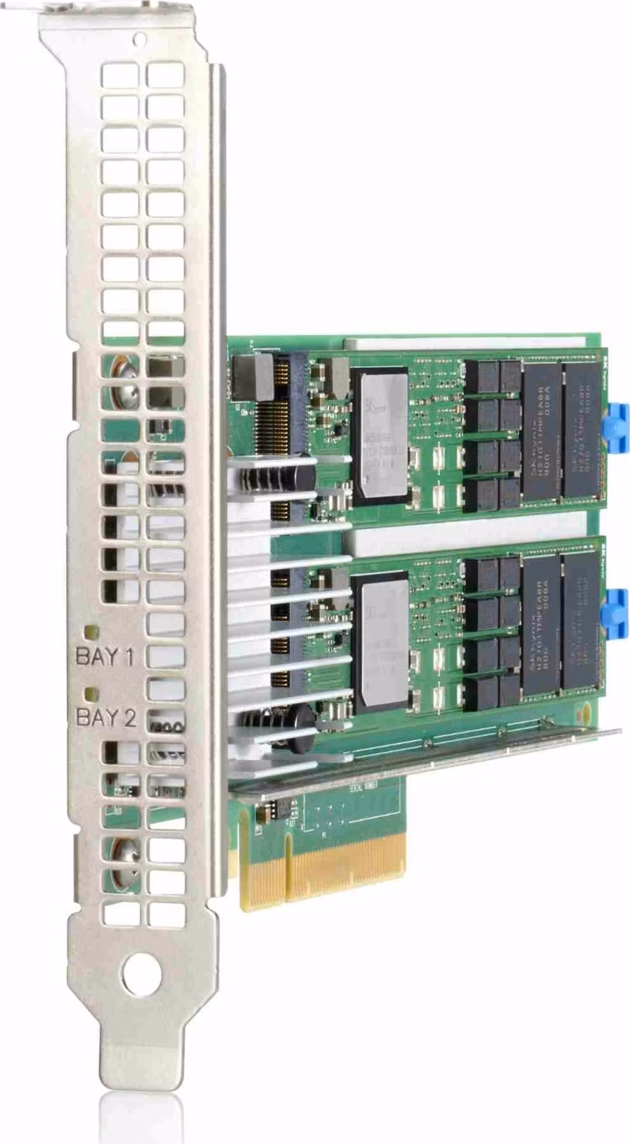 HPE NS204i-p x2 Lanes NVMe PCIe3 x8 OS Boot Device (2x480 GB NVMe M.2 SSD inside)