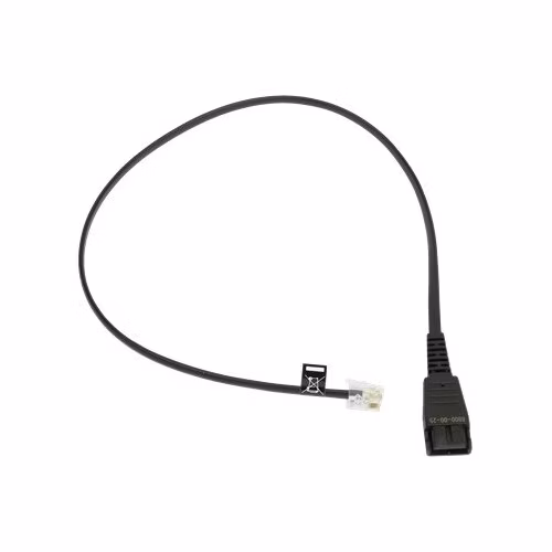 Jabra Cord, QD-RJ10, 0,5m, straight, Siemens