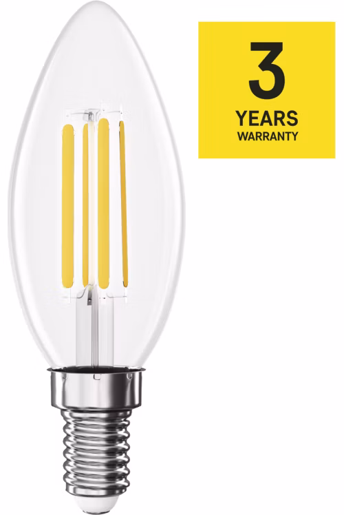 EMOS LED FLM CANDLE 7W (75W) 1055lm E14 WW