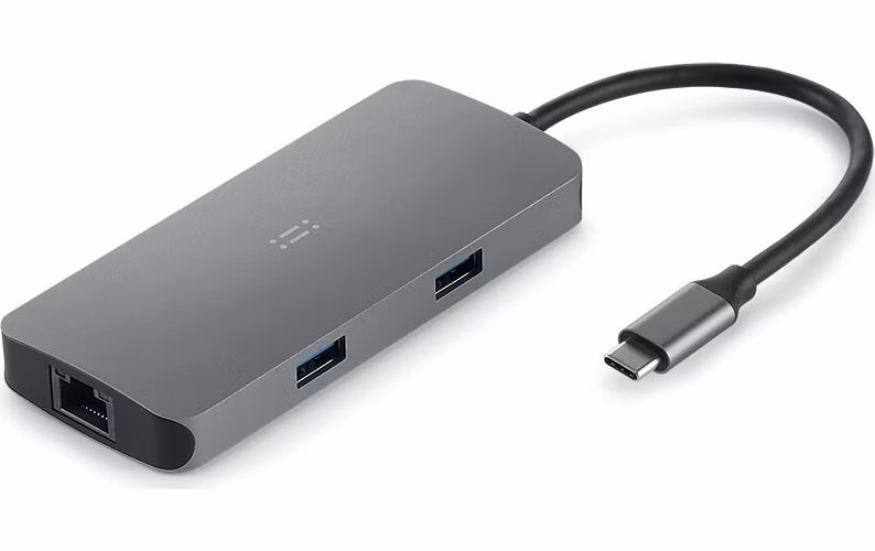 Aiino - Cluster USB-C multiple adapter (7 ports) for MacBook and iPad