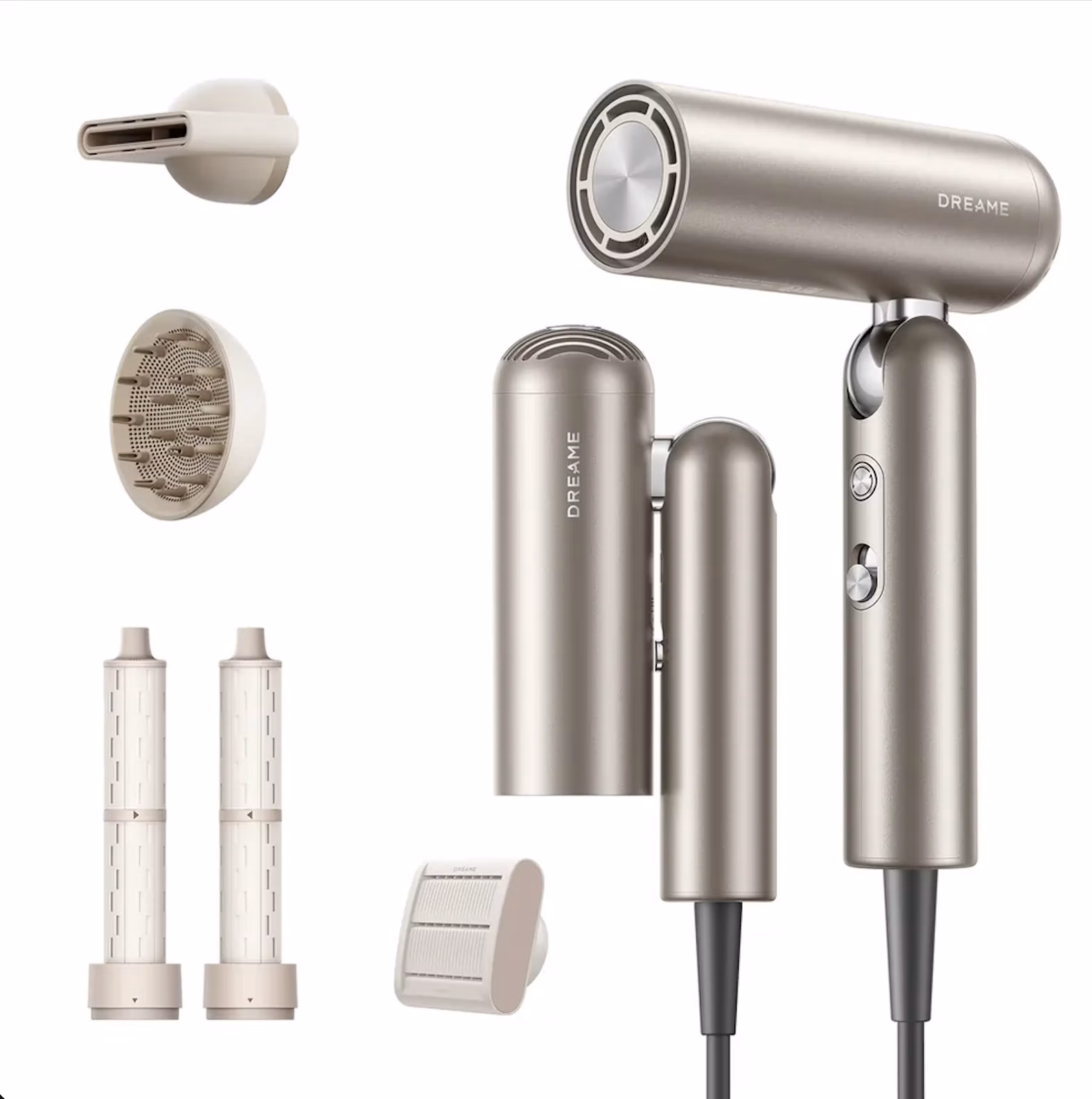 Dreame Hair Pocket Pro sušič vlasov, zlatý