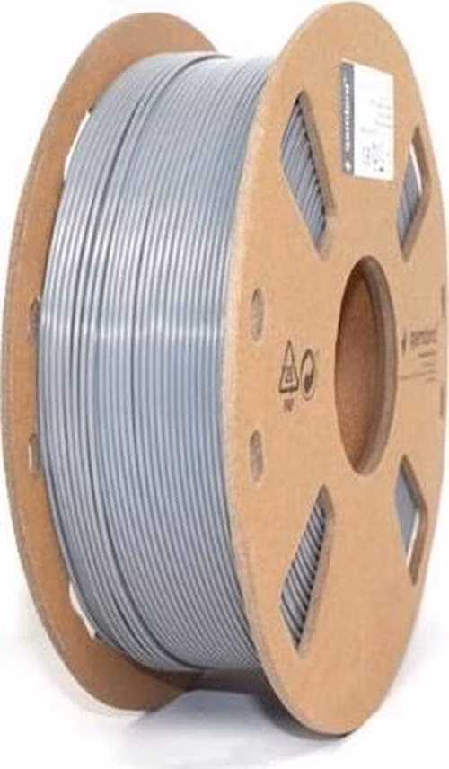 GEMBIRD Tisková struna (filament), PETG, 1,75mm, 1kg, šedá
