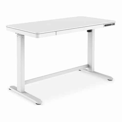 DIGITUS elektrický výškově nastavitelný stůl s USB nabíječkou a zásuvkou 120x60 cm