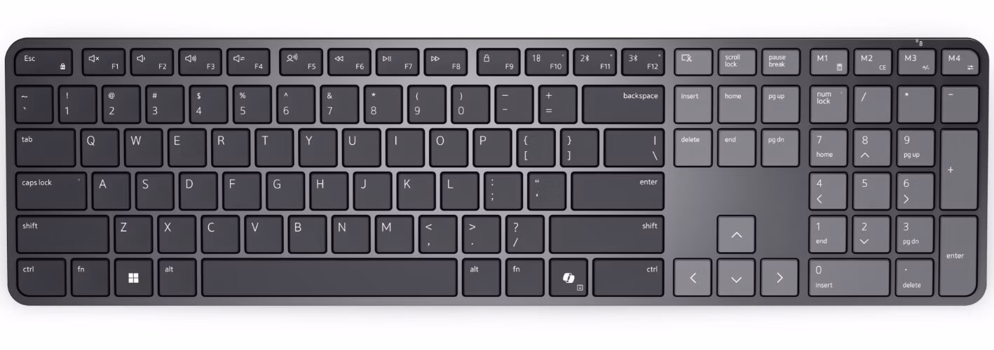 DELL KB726 tenká bezdrátová klávesnice CZ/SK/ česká/slovenská QWERTZ
