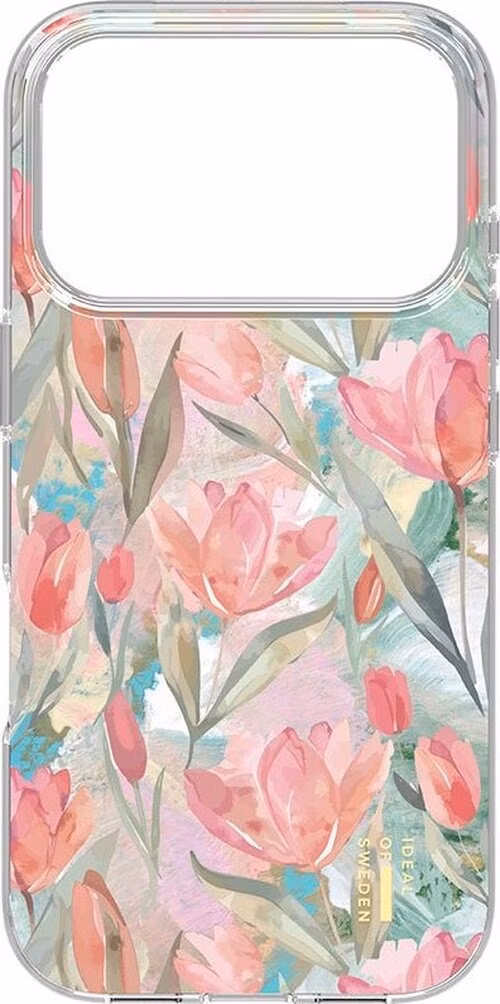 iDeal Fashion Clear Case MagSafe iPhone 17 Pro Tulip Bloom