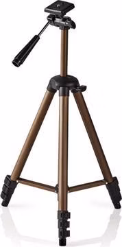 Nedis TPOD2100BZ - Stativ | Maximální nosnost: 2.0 kg | Minimální pracovní výška: 40.5 cm | Maximální pracovní výška: 128.0 cm | P