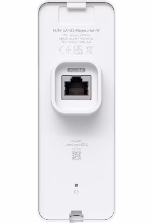 Ubiquiti UniFi Access G3 Reader Fingerprint W - Přístupová čtečka, otisk prstů, klávesnice, IP55, PoE, bílá