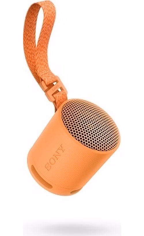 SONY SRS-XB100 Lehký a kompaktní bezdrátový reproduktor, oranžový
