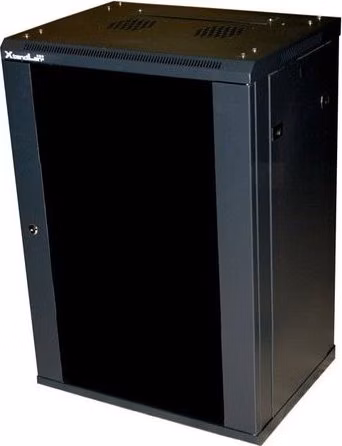XtendLan 12U/600x450, na zeď, jednodílný, skleněné dveře