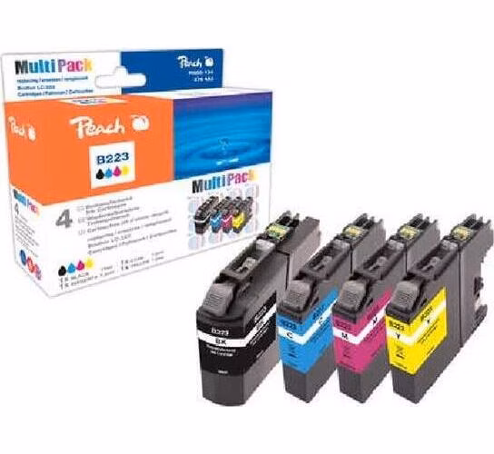 PEACH kompatibilní cartridge Brother LC-223 MultiPack