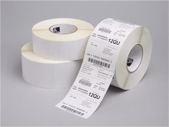 Zebra Label, Paper, 39x25mm; Direct Thermal, Z-PERFORM 1000D, Uncoated, Permanent Adhesive, 76mm Core, EAZIPRICE