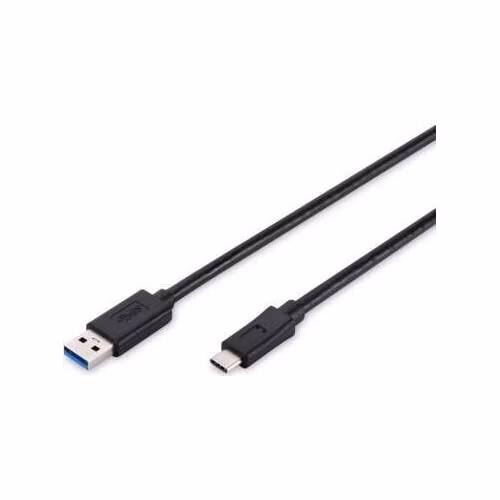Digitus Připojovací kabel USB typu C, typ C na A M/M, 1m, 3A, 480 MB, verze 2.0, bl
