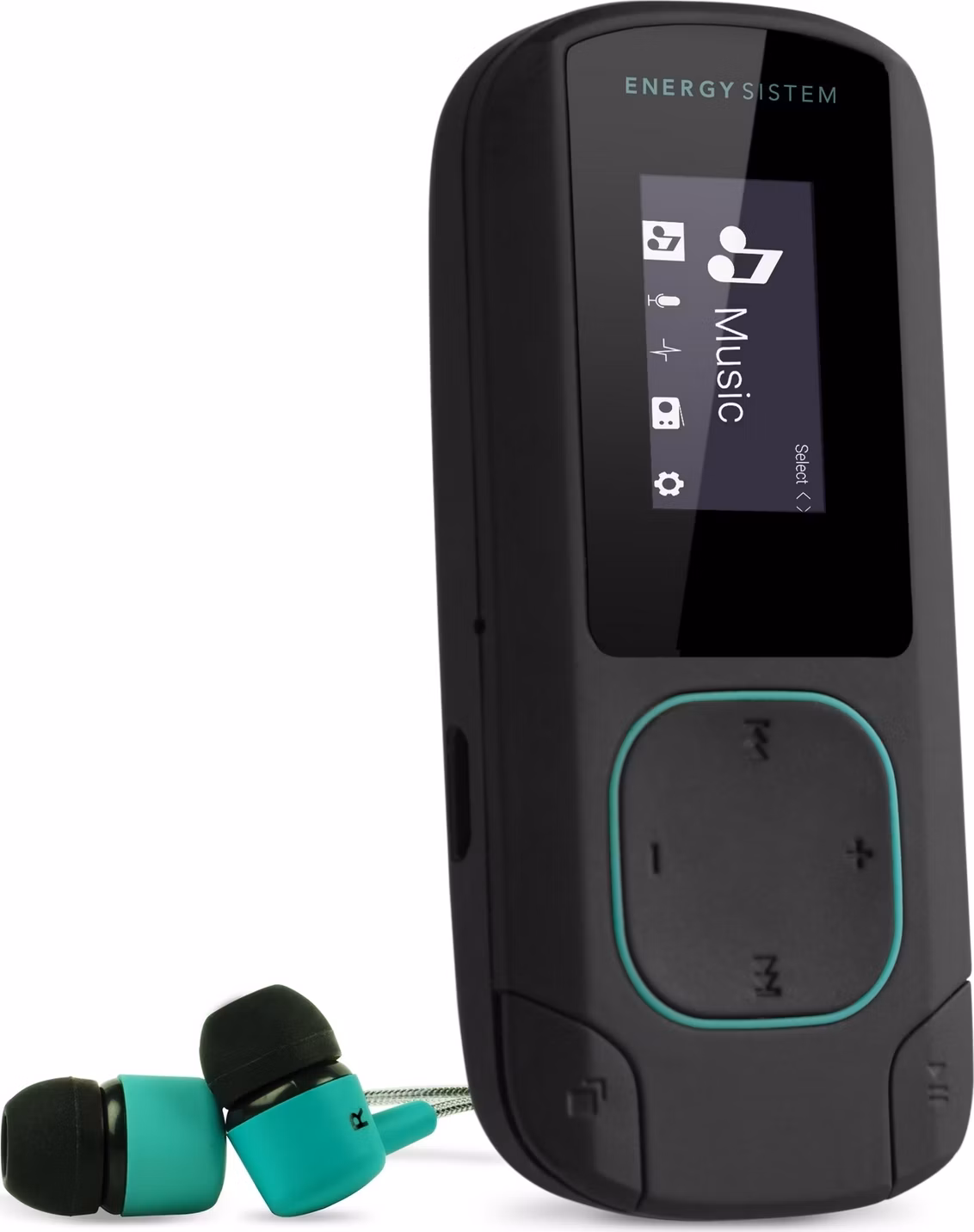 Energy Sistem MP3 Clip Bluetooth Mint MP3 přehrávač s Bluetooth, mikro SD, MP3, WMA, WAV, FLAC, FM r