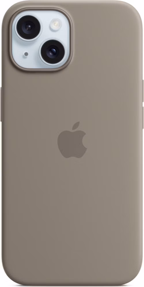 iPhone 15 Silicone Case with MagSafe - Clay