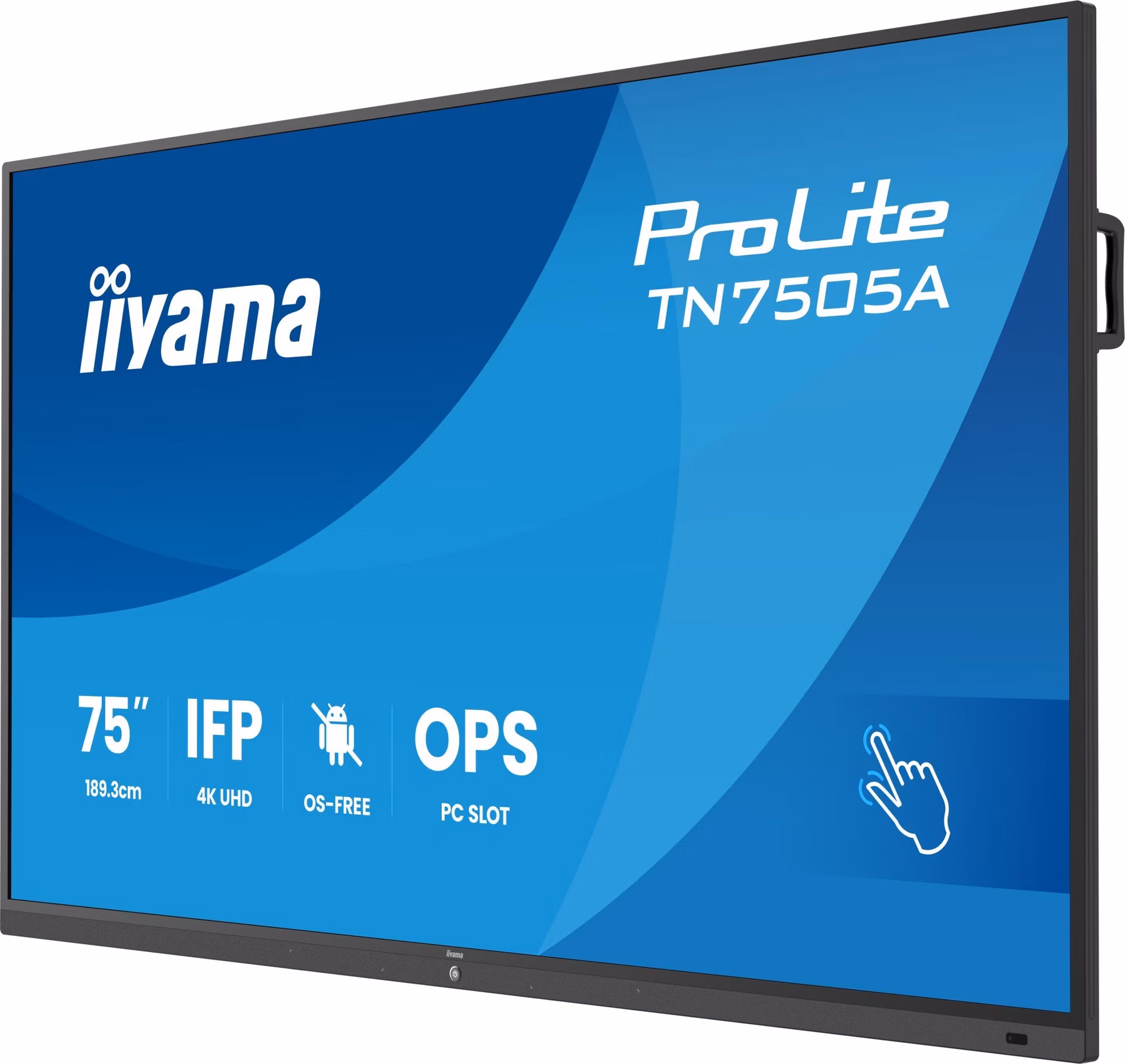 75" iiyama TN7505A-B1AG: IPS, 4K, no Android