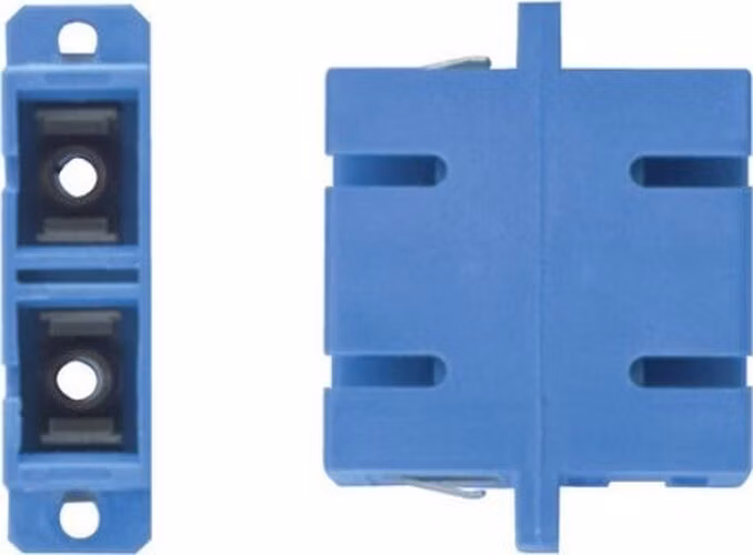 XtendLan SC-SC duplex adaptér SM, modrý, do optických rozvaděčů