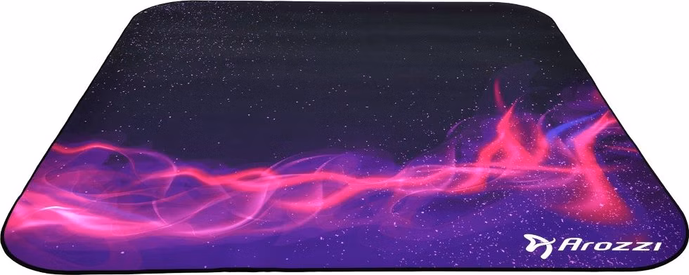 AROZZI Zona Quattro Galaxy/ ochranná podložka na podlahu/ 116 x 116 cm/ design galaxie