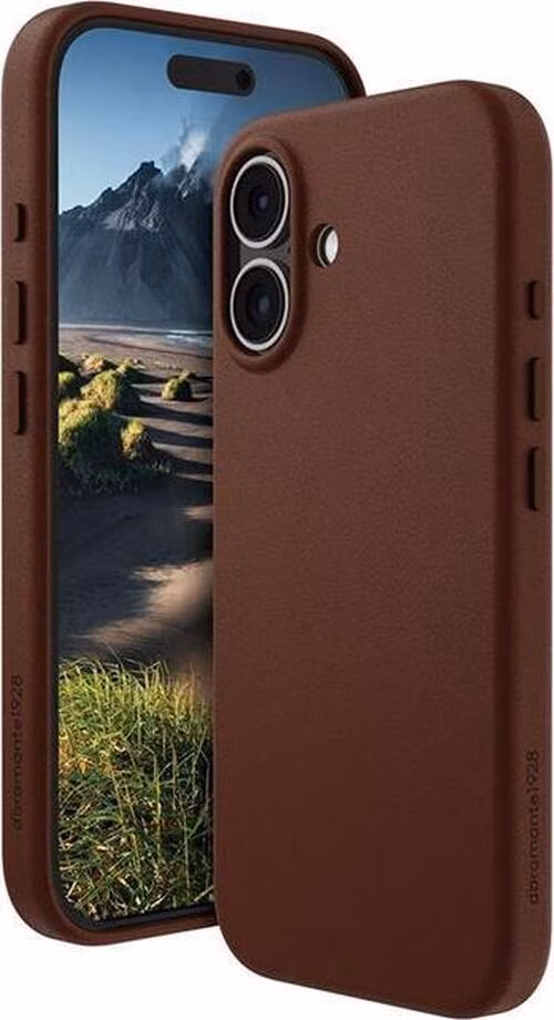 dbramante1928 - Puzdro Roskilde 2 s MagSafe pre iPhone 16, dark tan